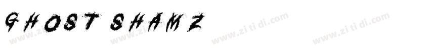ghost shamz字体转换